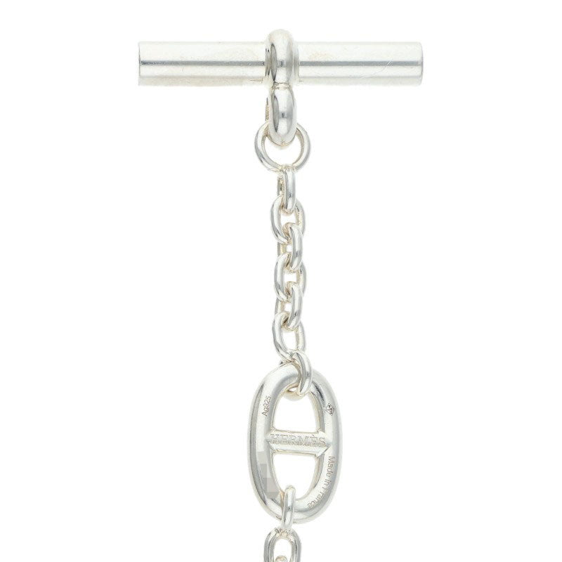 HERMES Farandole Sterling Silver Long Necklace Size ONE SIZE