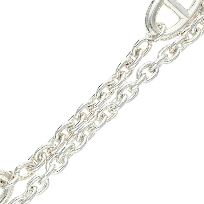 HERMES Farandole Sterling Silver Long Necklace Size ONE SIZE
