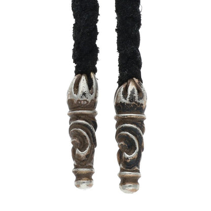 Chrome Hearts LEATHER BRAID Scroll Leather