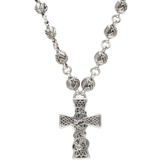 Chrome Hearts #1 Celtic Ball Chain Silver Size ONE SIZE