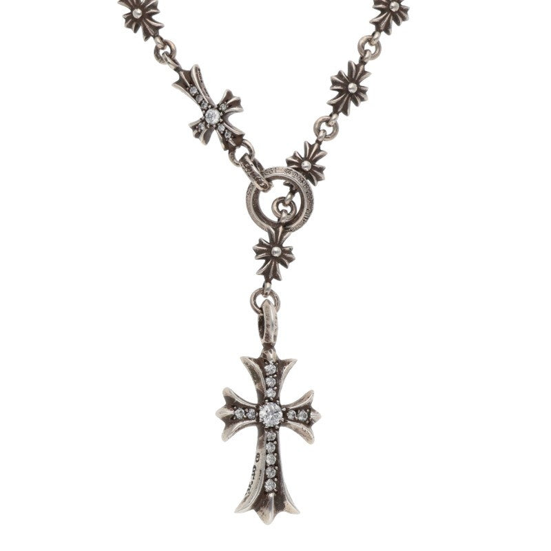 Chrome Hearts 925 Silver Pave Diamond Choke Size ONE SIZE