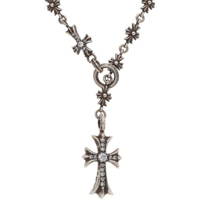 Chrome Hearts 925 Silver Pave Diamond Choke Size ONE SIZE