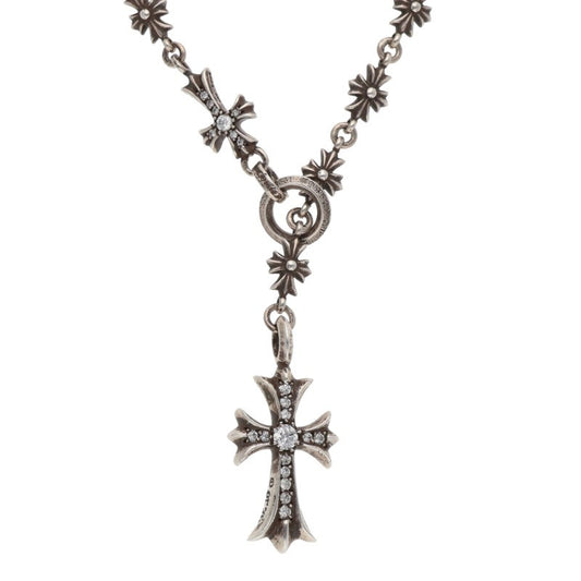 Chrome Hearts 925 Silver Pave Diamond Choke Size ONE SIZE