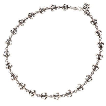 Chrome Hearts 925 Silver Cutout BS Fleur