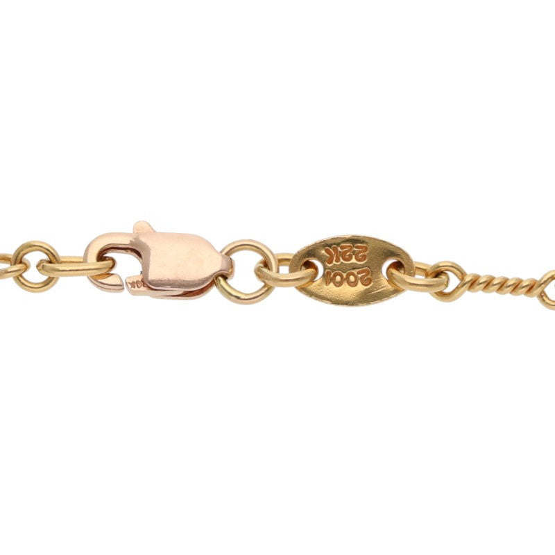 Chrome Hearts 22K Yellow Gold Twist Chain