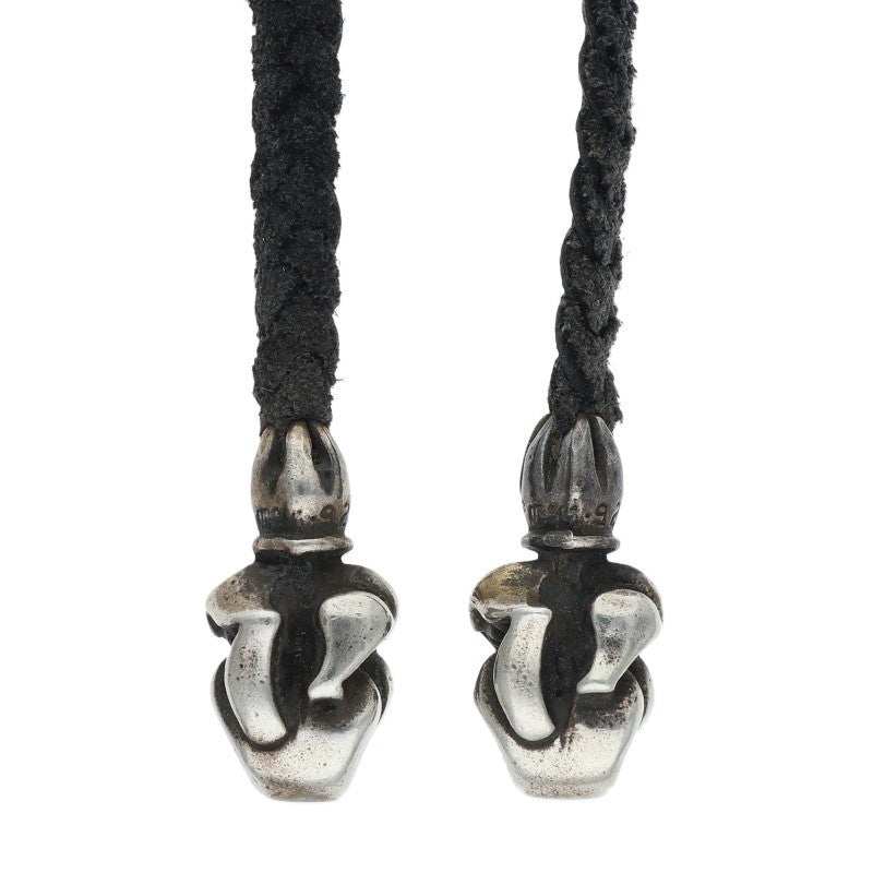 Chrome Hearts Lip & Tongue Leather Braid Size ONE SIZE