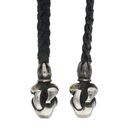 Chrome Hearts Lip & Tongue Leather Braid Size ONE SIZE