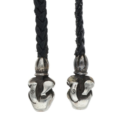 Chrome Hearts Lip & Tongue Leather Braid Size ONE SIZE