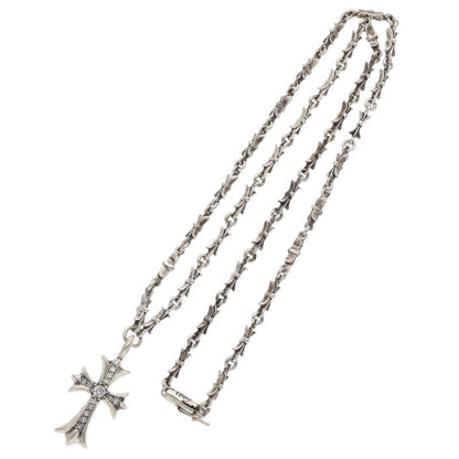 Chrome Hearts Fat Cross Pave Diamond Bar Chain