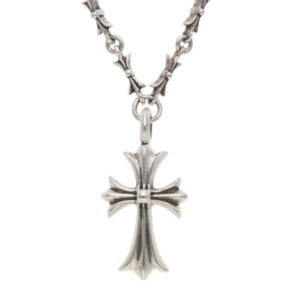 Chrome Hearts Fat Cross Pave Diamond Bar Chain