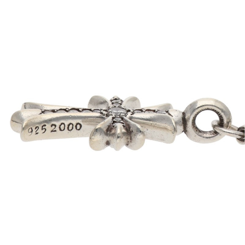Chrome Hearts Fat Cross Pave Diamond Bar Chain