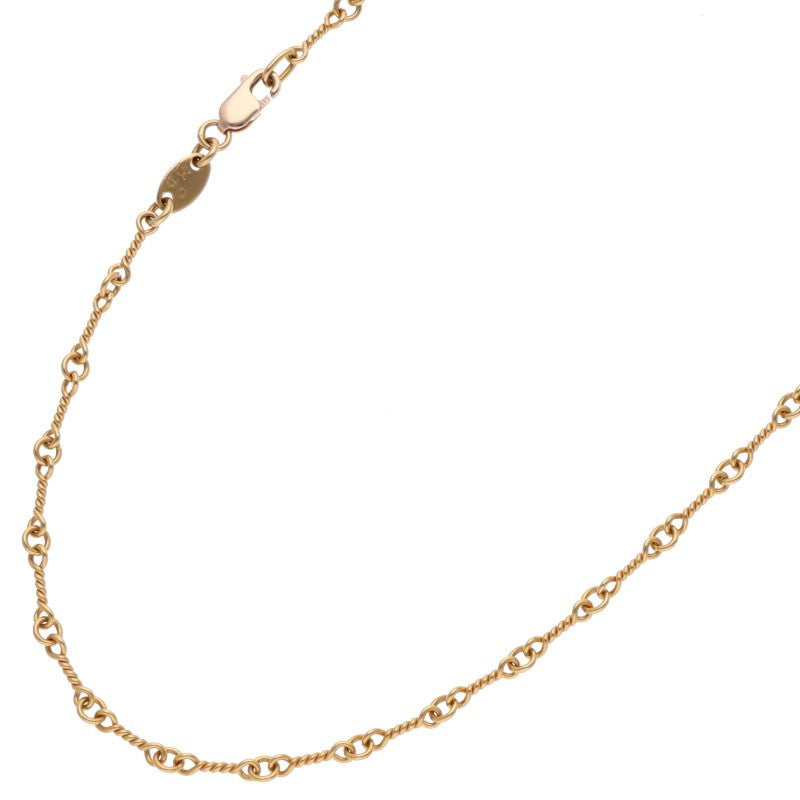 Chrome Hearts 22K Twist Chain Gold Necklace Size 20INCH