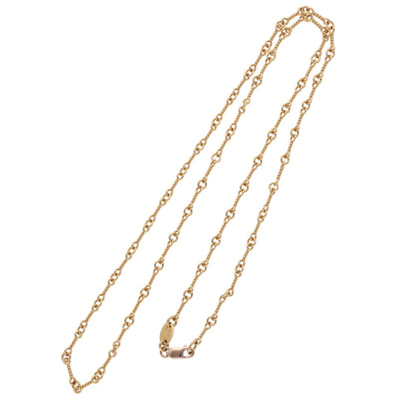 Chrome Hearts 22K Twist Chain Gold Necklace Size 20INCH