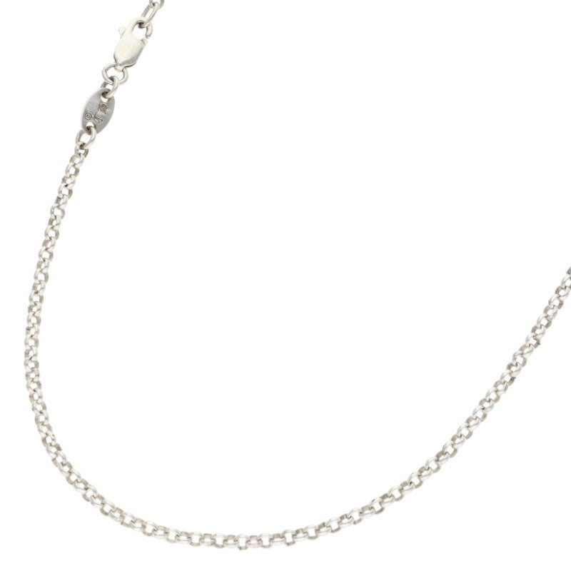 Chrome Hearts Roll Chain Necklace 925 Silver Size ONE SIZE