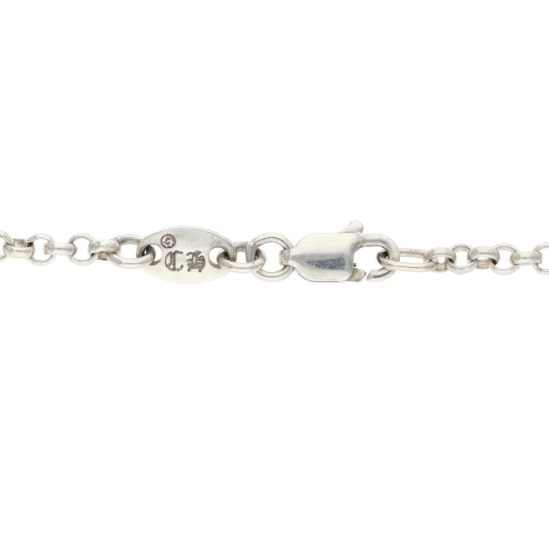 Chrome Hearts Roll Chain Necklace 925 Silver Size ONE SIZE