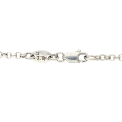 Chrome Hearts Roll Chain Necklace 925 Silver Size ONE SIZE