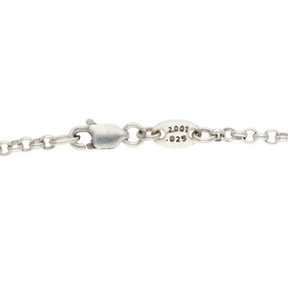 Chrome Hearts Roll Chain Necklace 925 Silver Size ONE SIZE