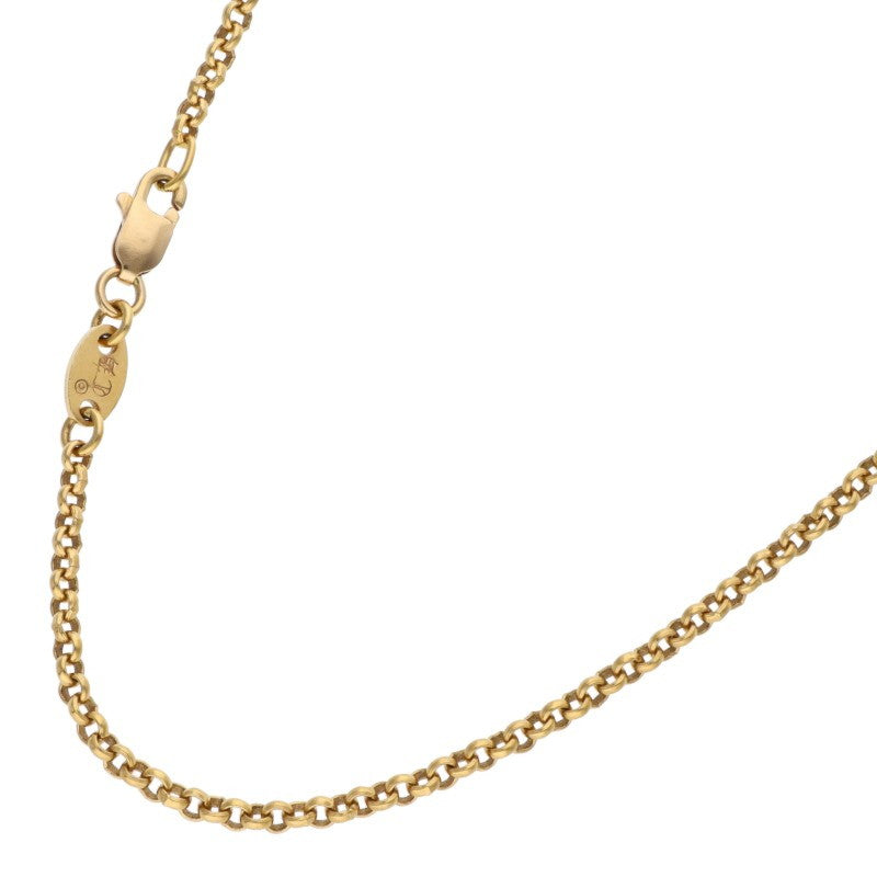 Chrome Hearts 22K Roll Chain Necklace Yellow Size ONE SIZE