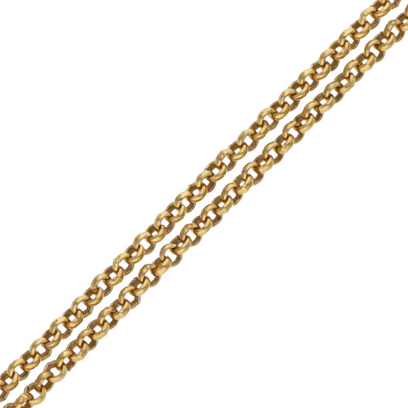 Chrome Hearts 22K Roll Chain Necklace Yellow Size ONE SIZE