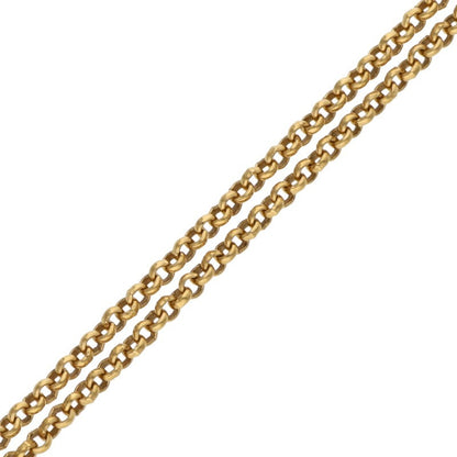 Chrome Hearts 22K Roll Chain Necklace Yellow Size ONE SIZE