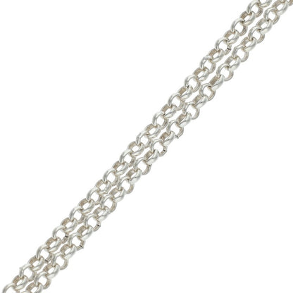 Chrome Hearts Roll Chain Necklace 925 Silver Size ONE SIZE