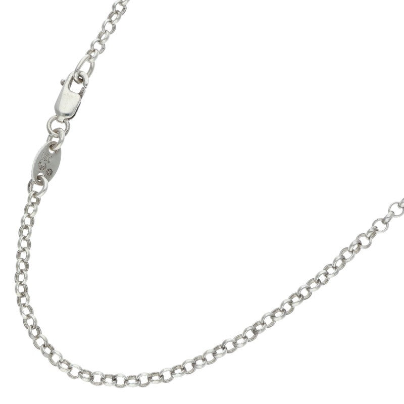 Chrome Hearts Roll Chain Necklace 925 Silver Size ONE SIZE