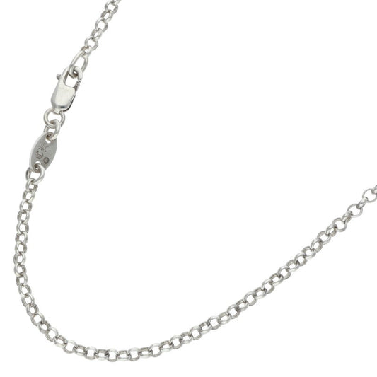 Chrome Hearts Roll Chain Necklace 925 Silver Size ONE SIZE
