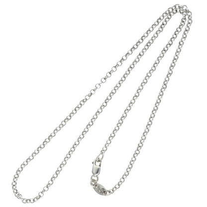 Chrome Hearts Roll Chain Necklace 925 Silver Size ONE SIZE