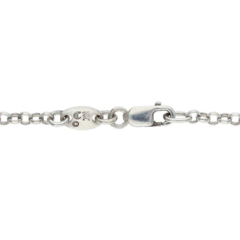 Chrome Hearts Roll Chain Necklace 925 Silver Size ONE SIZE