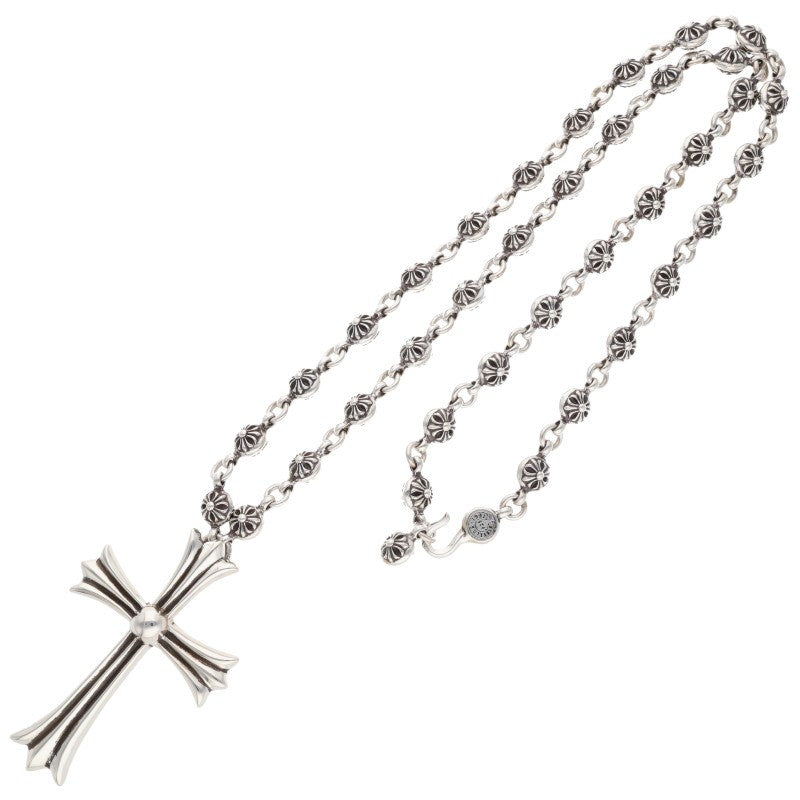 Chrome Hearts Cross Ball Chain Large Cross Necklace Size 30
