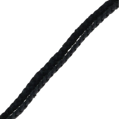 Chrome Hearts Scroll Leather Braid 925 Silver Size ONE SIZE