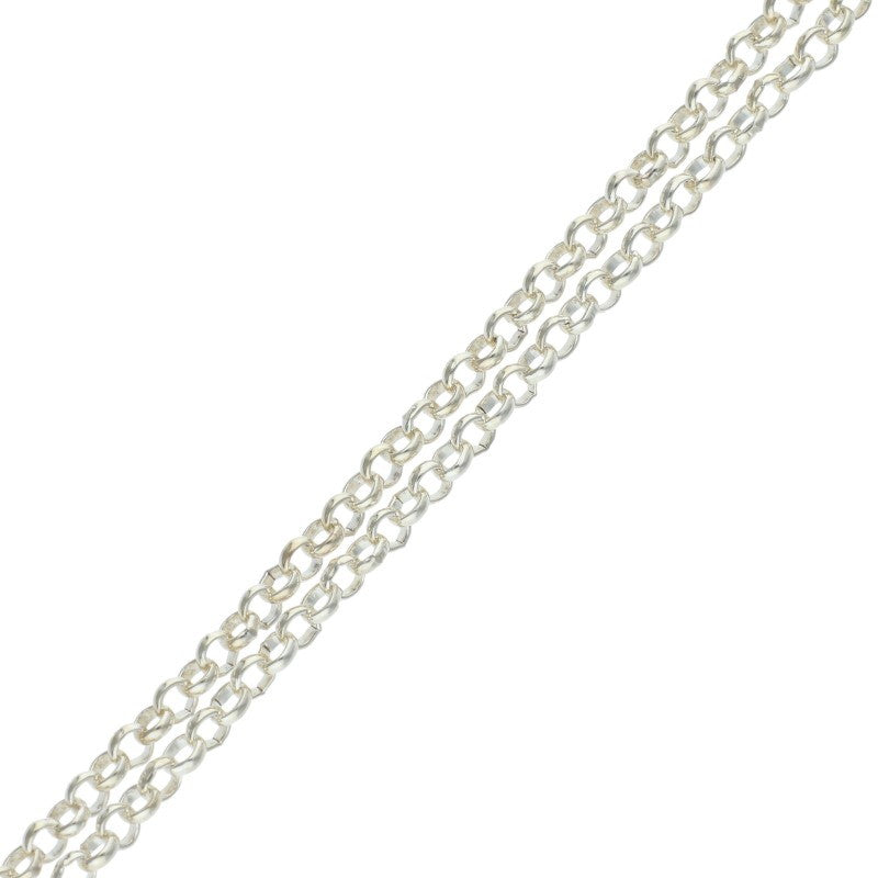 Chrome Hearts 925 Silver Roll Chain Necklace Size ONE SIZE