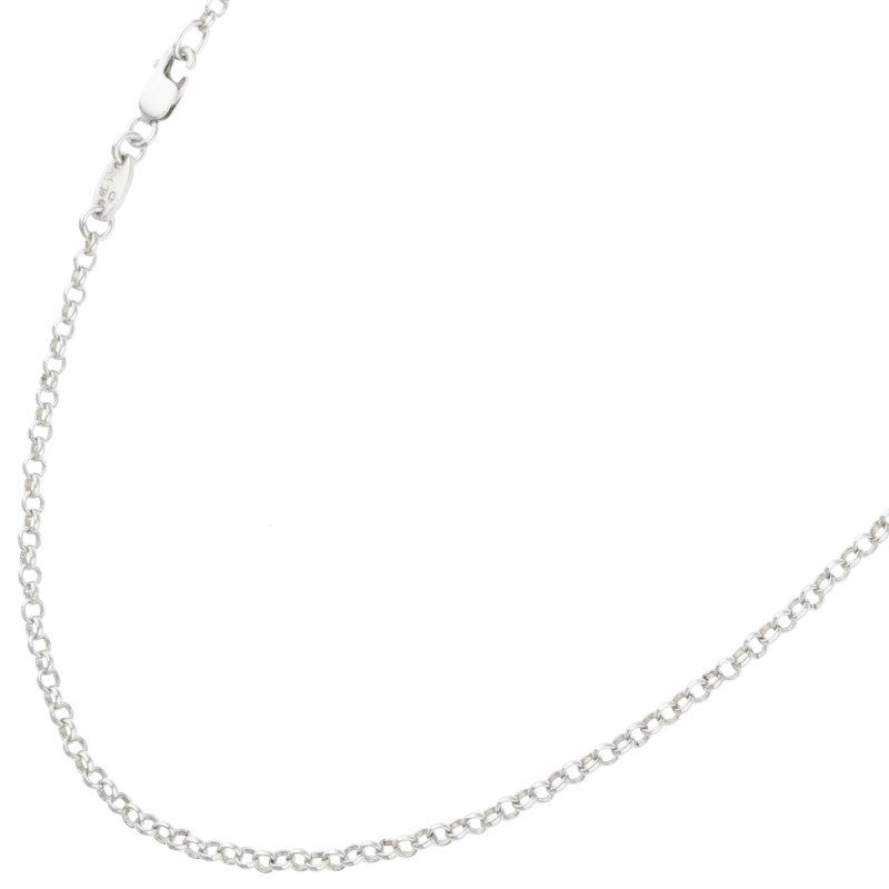 Chrome Hearts 925 Silver Roll Chain Necklace Size ONE SIZE