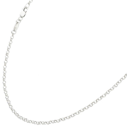 Chrome Hearts 925 Silver Roll Chain Necklace Size ONE SIZE