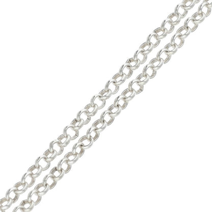 Chrome Hearts 925 Silver Roll Chain Necklace Size ONE SIZE