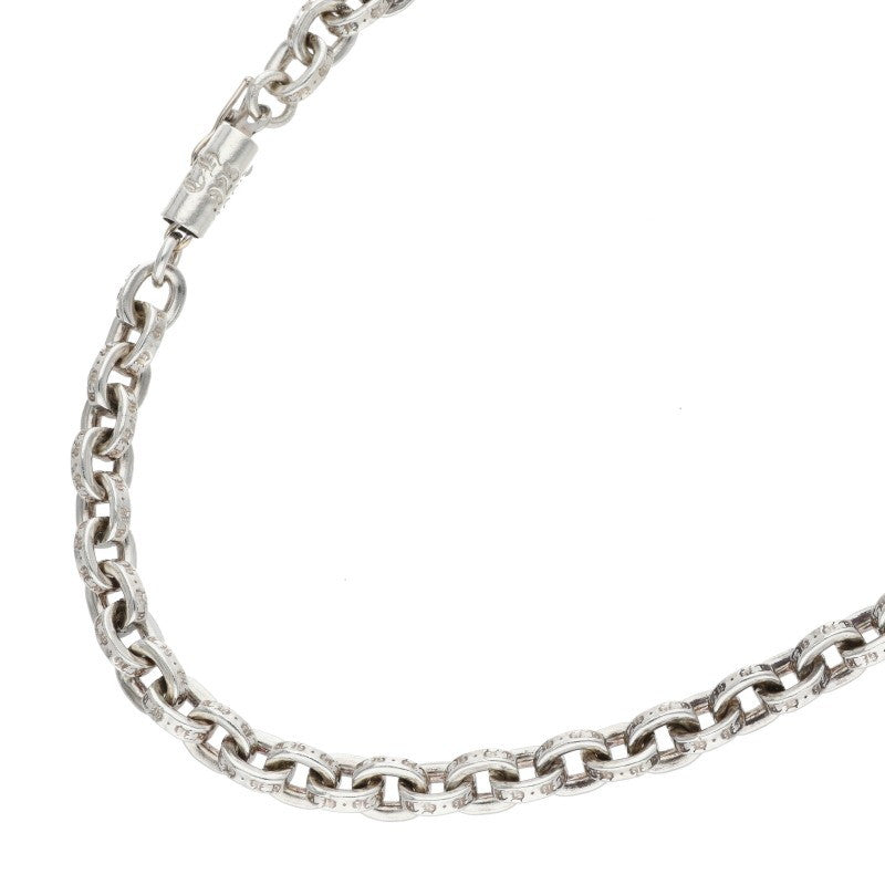 Chrome Hearts Paper Chain Necklace 925 Silver Size ONE SIZE