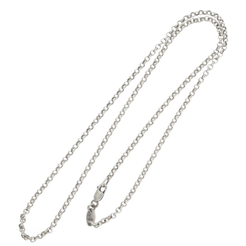 Chrome Hearts Roll Chain Necklace 925 Silver Size ONE SIZE