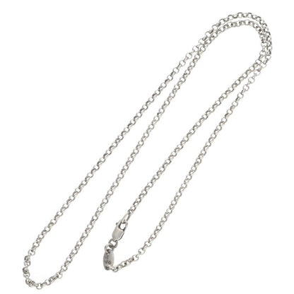 Chrome Hearts Roll Chain Necklace 925 Silver Size ONE SIZE
