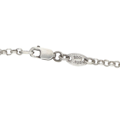 Chrome Hearts Roll Chain Necklace 925 Silver Size ONE SIZE