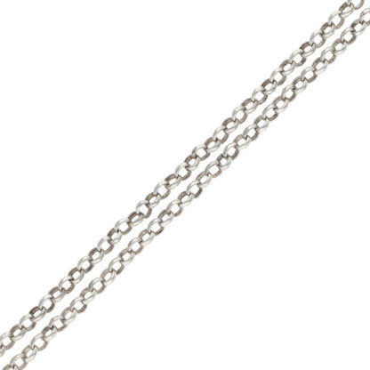 Chrome Hearts 925 Silver Roll Chain Necklace Size ONE SIZE