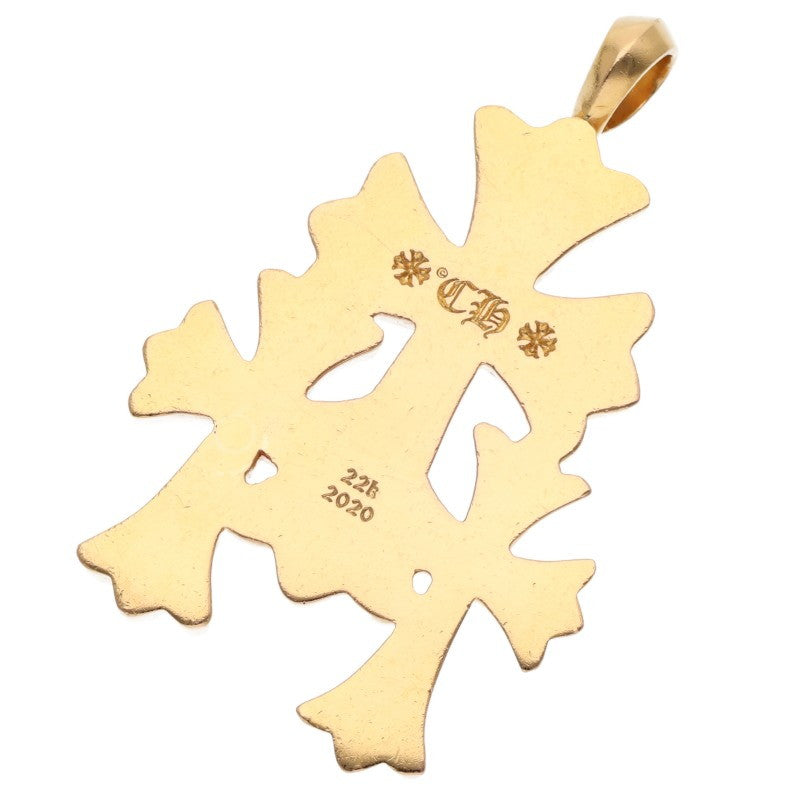 Chrome Hearts 22K Triple CH Cross ONE SIZE Size ONE SIZE