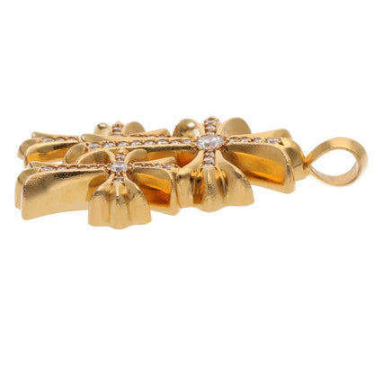 Chrome Hearts 22K Triple CH Cross ONE SIZE Size ONE SIZE