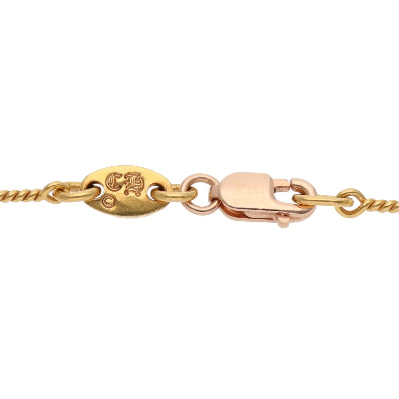 Chrome Hearts 22K Yellow Gold 16in Twist Chain Size ONE SIZE