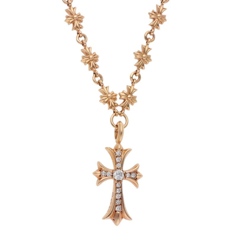 Chrome Hearts 22K Pave Diamond Tiny E Fat Size ONE SIZE