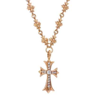 Chrome Hearts 22K Pave Diamond Tiny E Fat Size ONE SIZE