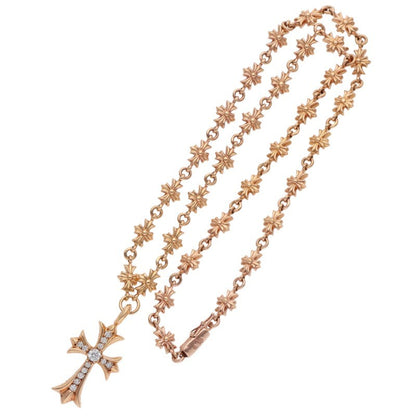 Chrome Hearts 22K Pave Diamond Tiny E Fat Size ONE SIZE