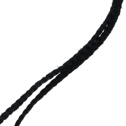 Chrome Hearts Scroll Leather Braid 925 Size ONE SIZE
