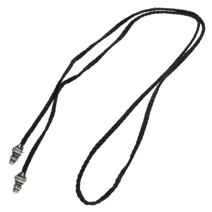 Chrome Hearts Bolo Tip Leather Braid Necklace Size ONE SIZE