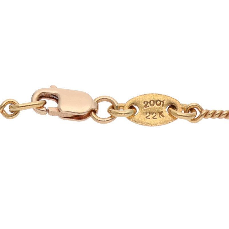 Chrome Hearts 22K Twist Chain 18 Gold Necklace Size ONE SIZE