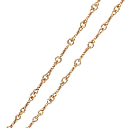 Chrome Hearts 22K Twist Chain 18 Gold Necklace Size ONE SIZE